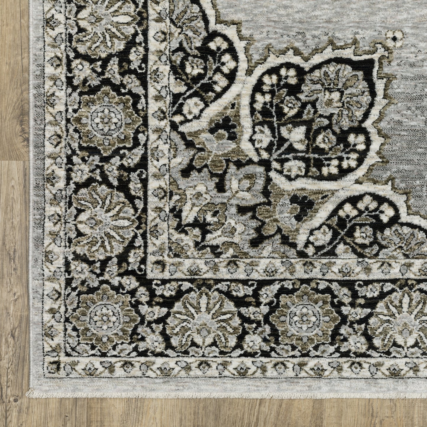 Oriental Weavers Chamberlain  Grey Black Bohemian