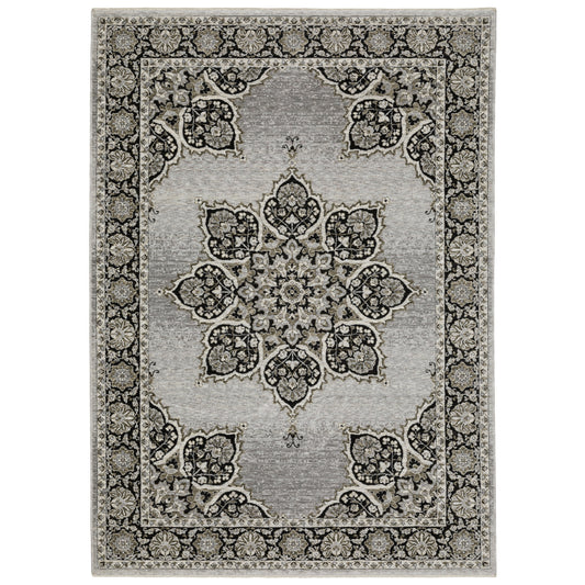 Oriental Weavers Chamberlain  Grey Black Bohemian