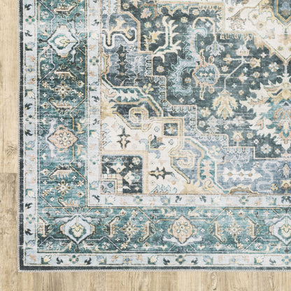 Oriental Weavers Charleston  Blue Ivory Traditional