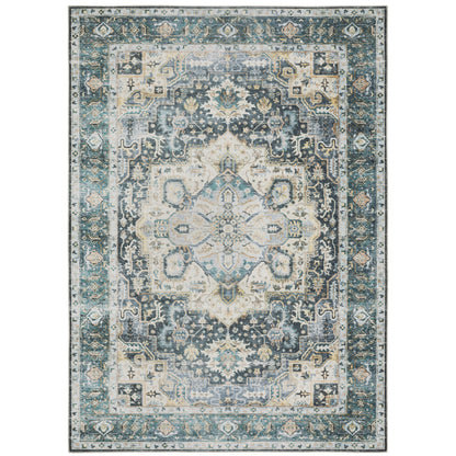 Oriental Weavers Charleston  Blue Ivory Traditional