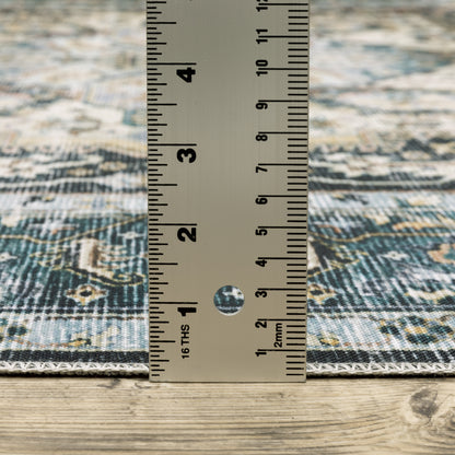 Oriental Weavers Charleston  Blue Ivory Traditional