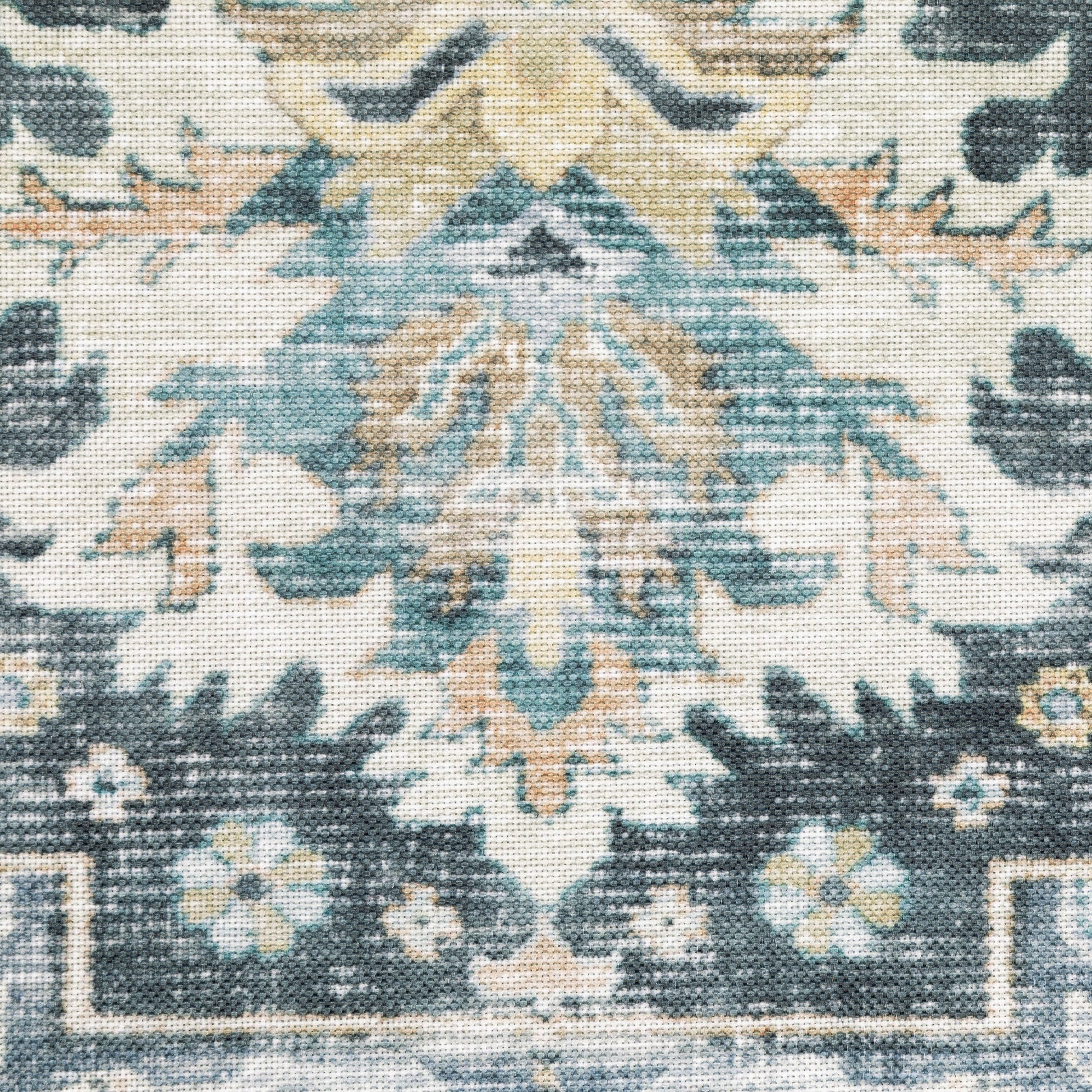 Oriental Weavers Charleston  Blue Ivory Traditional