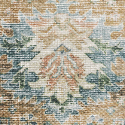 Oriental Weavers Charleston  Blue Gold Traditional