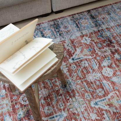 Oriental Weavers Charleston  Rust Blue Traditional