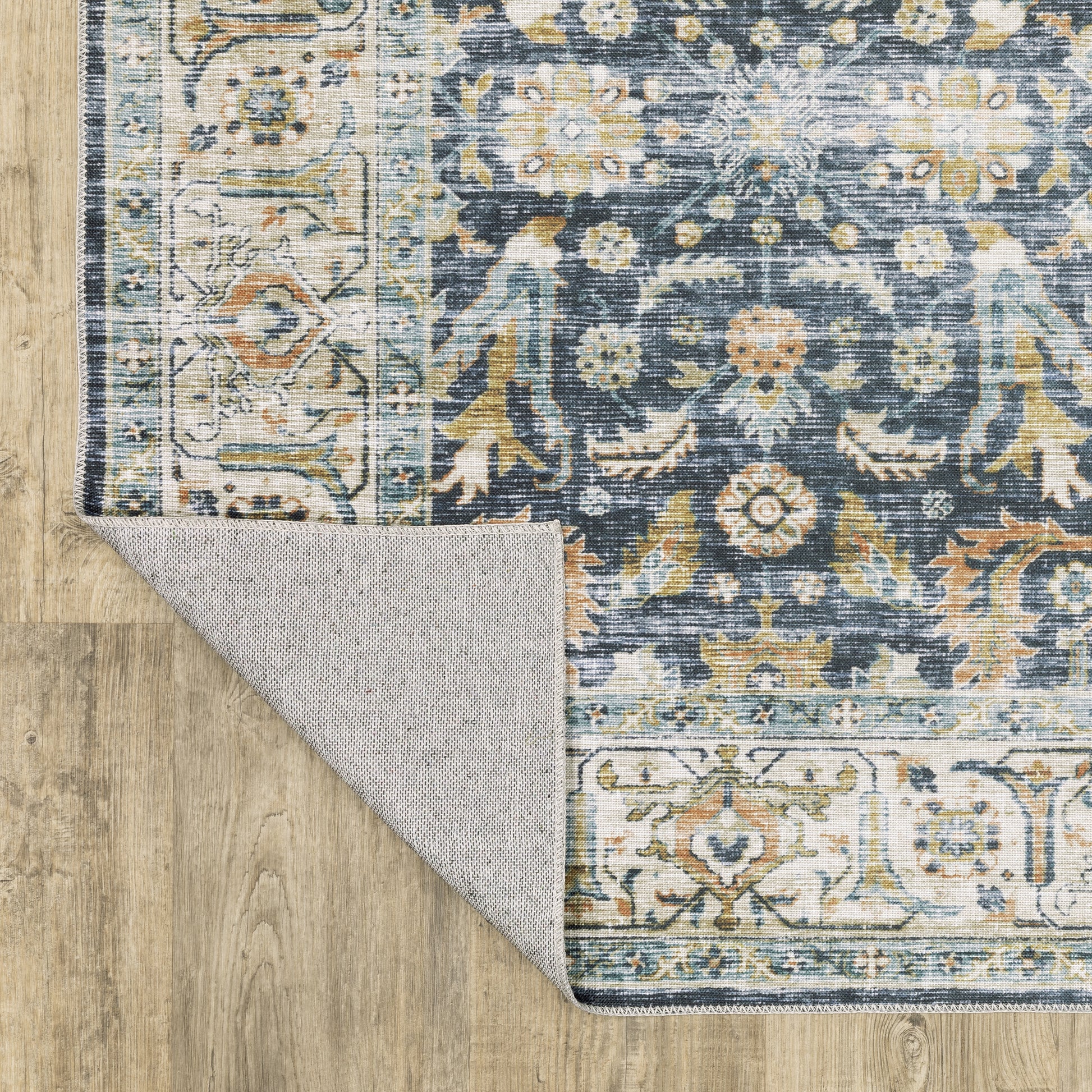 Oriental Weavers Charleston  Blue Gold Traditional