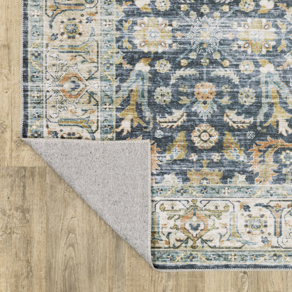 Oriental Weavers Charleston  Blue Gold Traditional