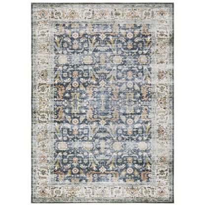 Oriental Weavers Charleston  Blue Gold Traditional