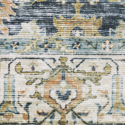 Oriental Weavers Charleston  Blue Gold Traditional
