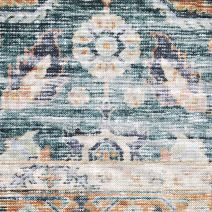 Oriental Weavers Charleston  Blue Rust Traditional