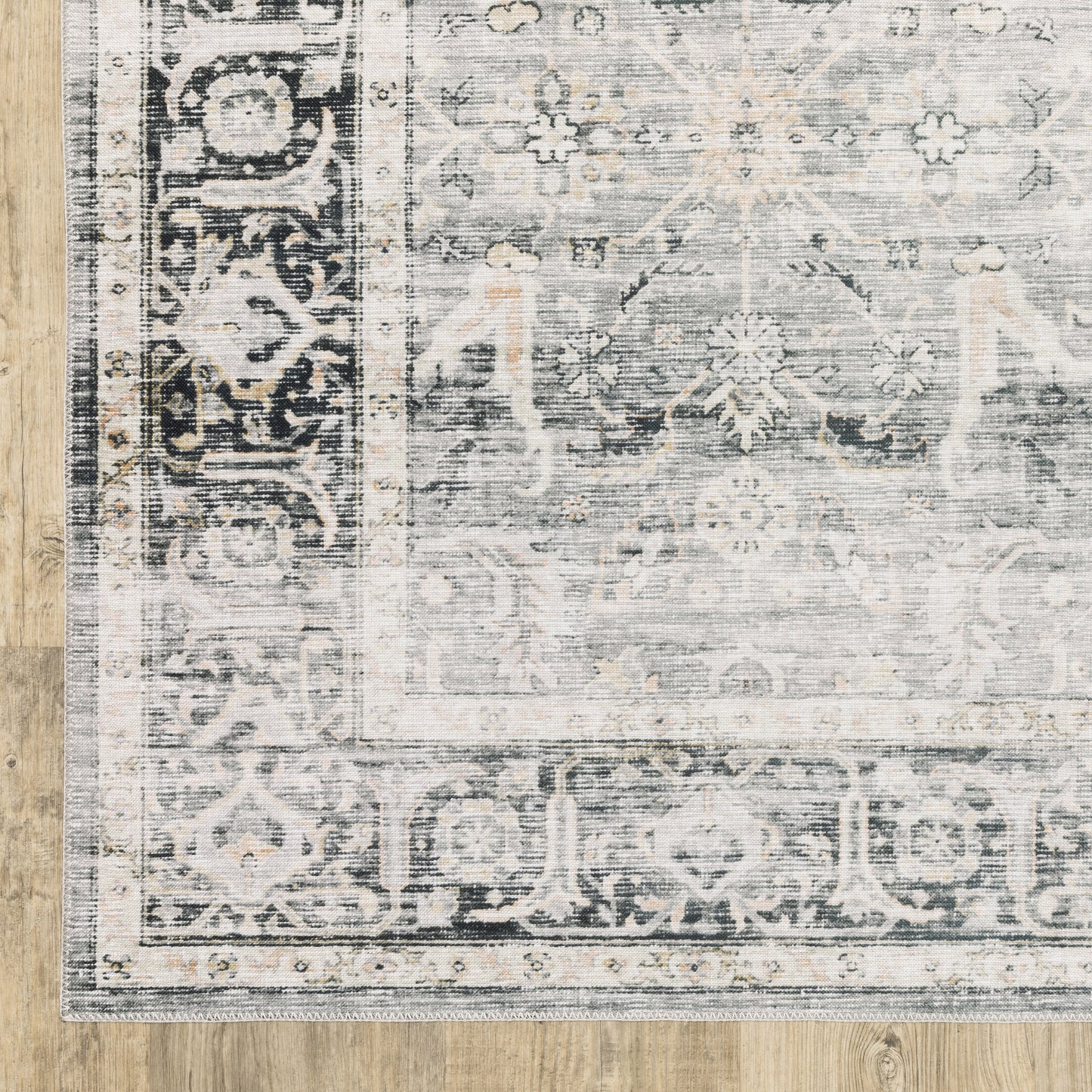 Oriental Weavers Charleston  Charcoal Grey Traditional
