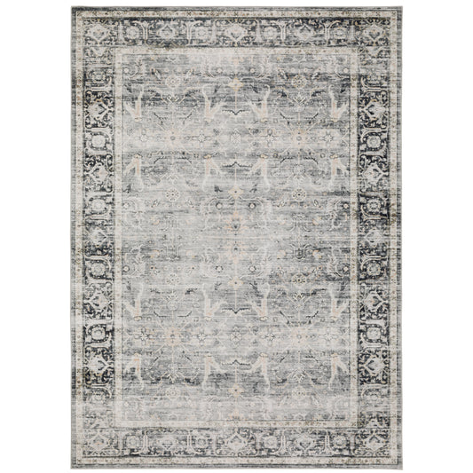 Oriental Weavers Charleston  Charcoal Grey Traditional