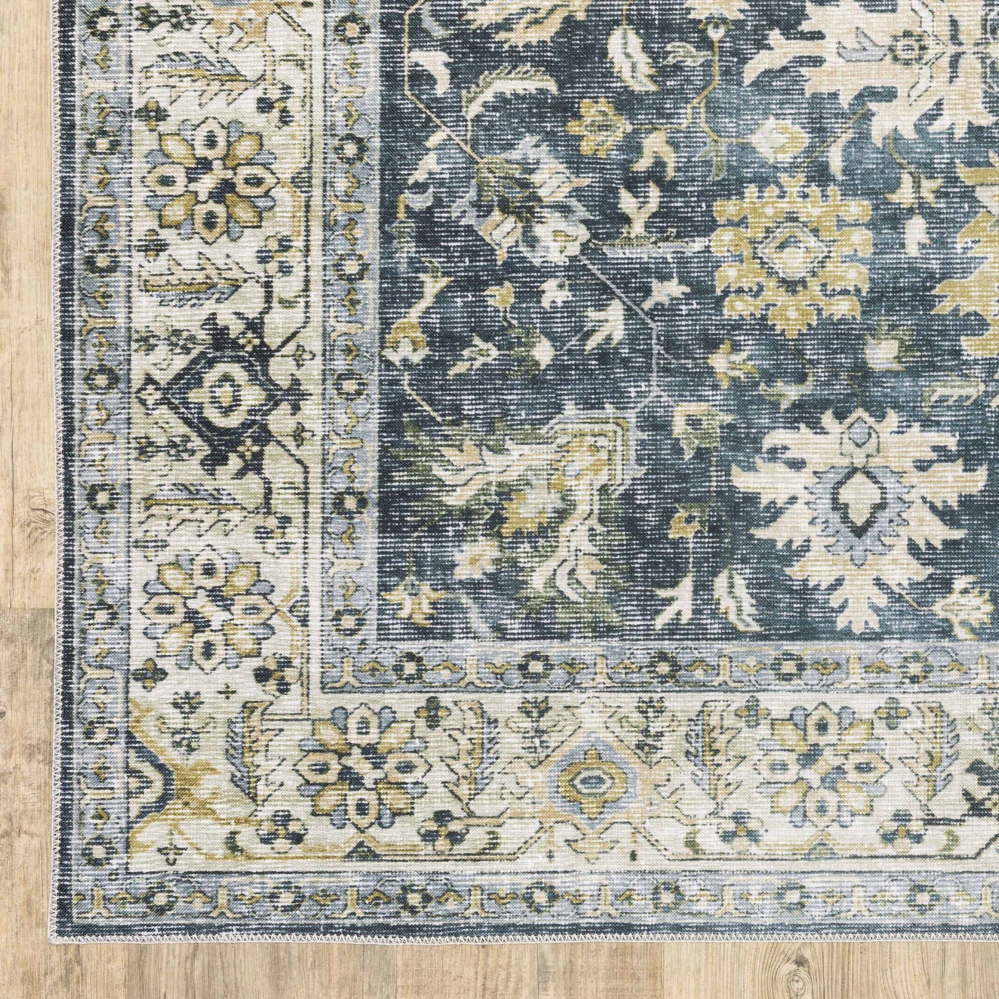 Oriental Weavers Charleston  Blue Gold Traditional