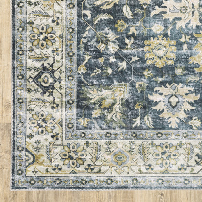 Oriental Weavers Charleston  Blue Gold Traditional