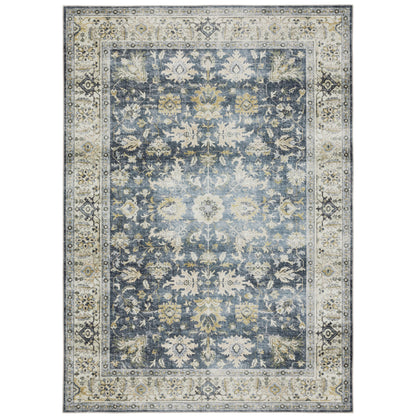 Oriental Weavers Charleston  Blue Gold Traditional
