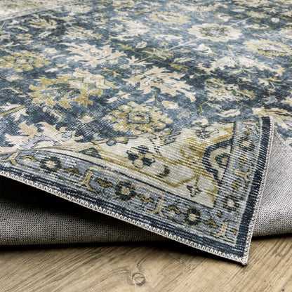 Oriental Weavers Charleston  Blue Gold Traditional