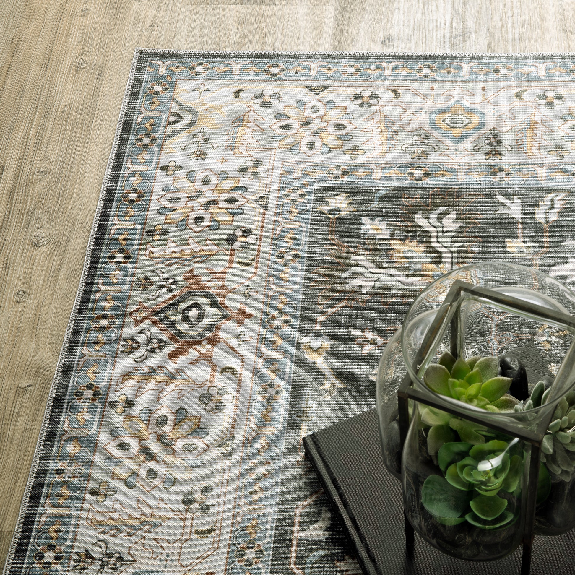 Oriental Weavers Charleston  Grey Gold Traditional