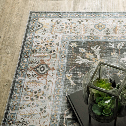 Oriental Weavers Charleston  Grey Gold Traditional