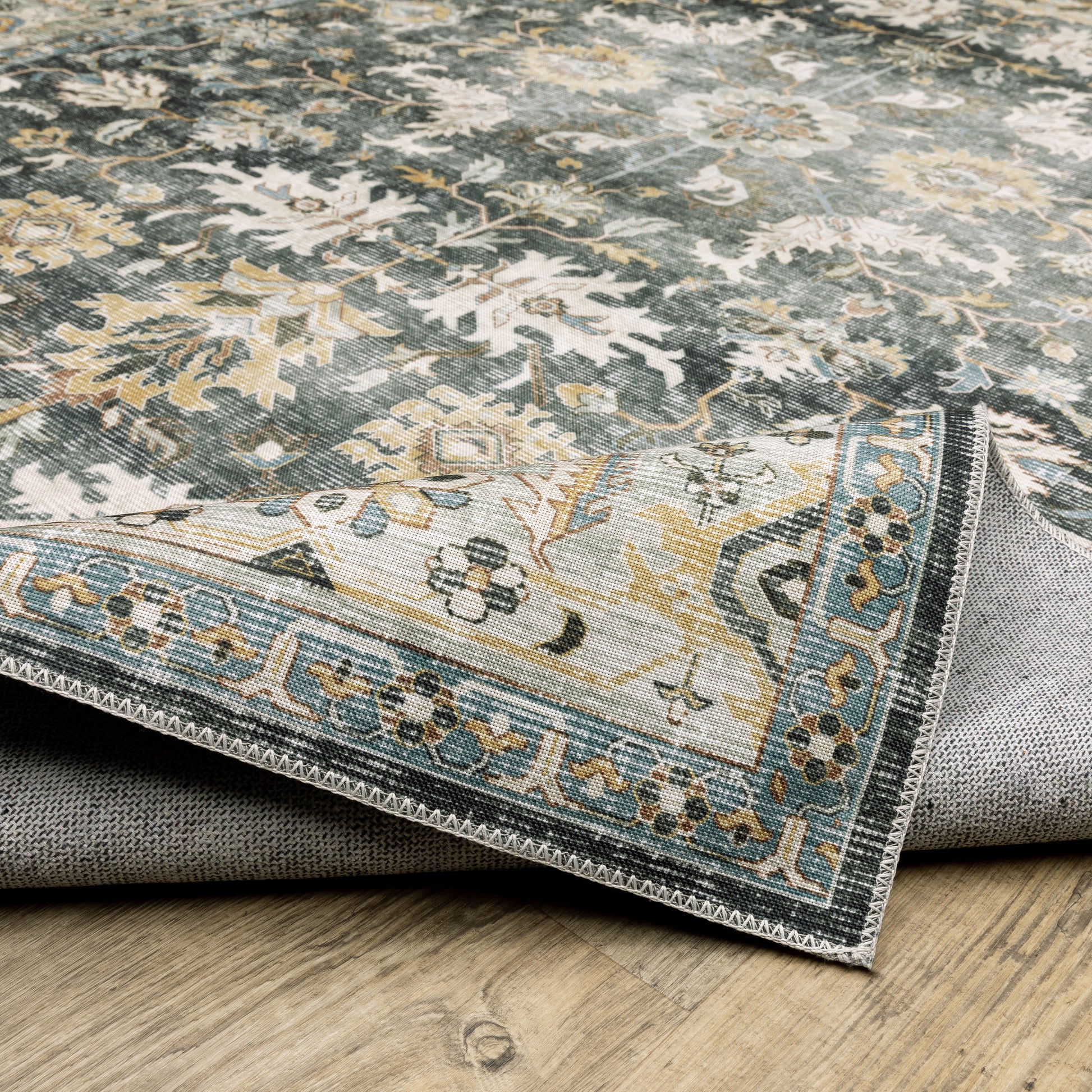 Oriental Weavers Charleston  Grey Gold Traditional