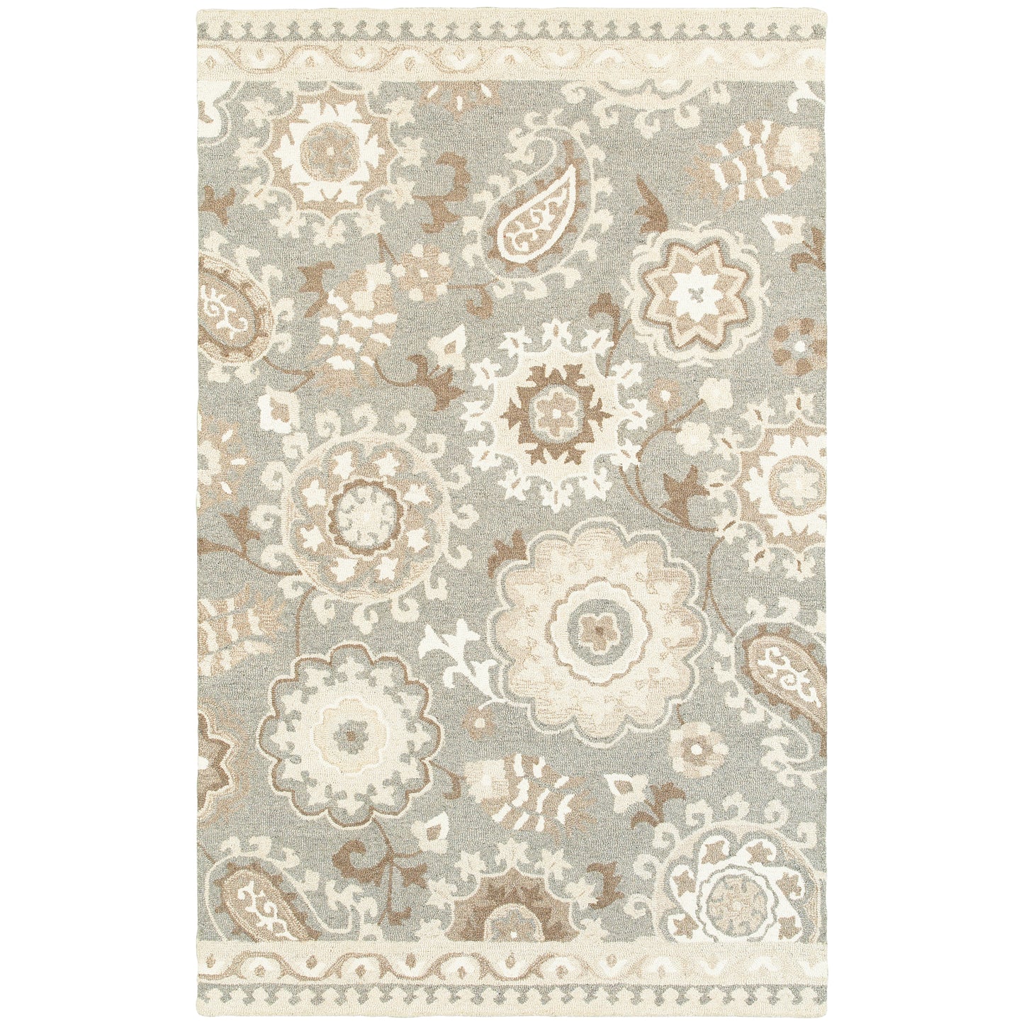 Oriental Weavers Craft  Grey Sand Scandinavian