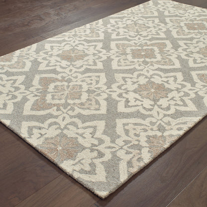 Oriental Weavers Craft  Grey Sand Scandinavian