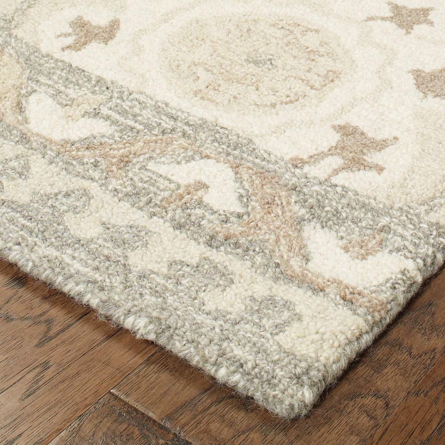 Oriental Weavers Craft  Ivory Grey Scandinavian