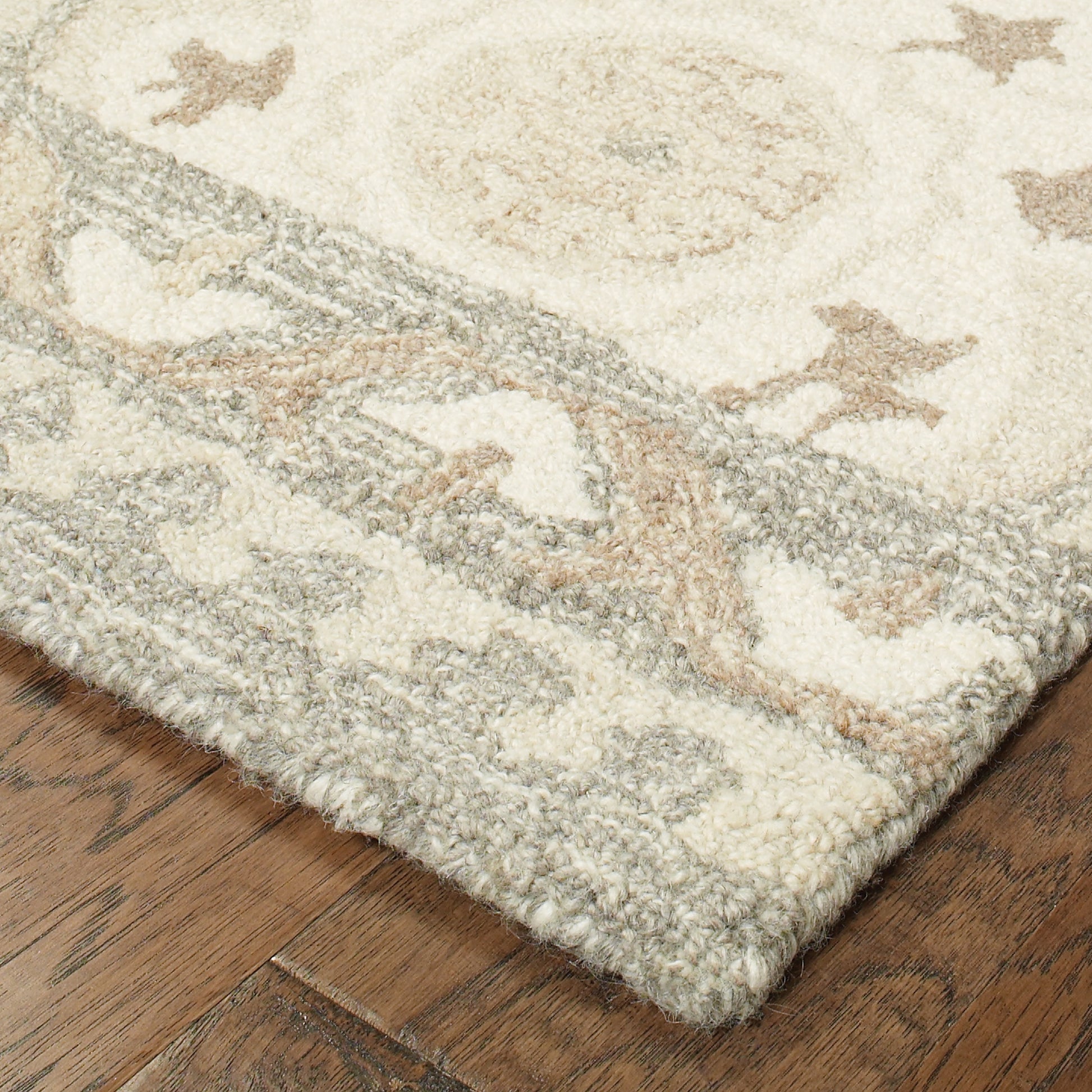 Oriental Weavers Craft  Ivory Grey Scandinavian