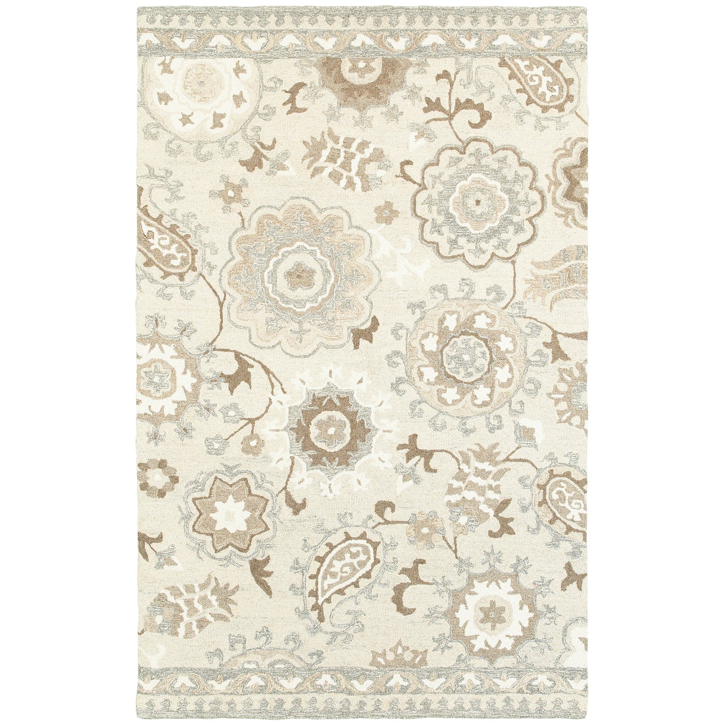Oriental Weavers Craft  Ivory Grey Scandinavian