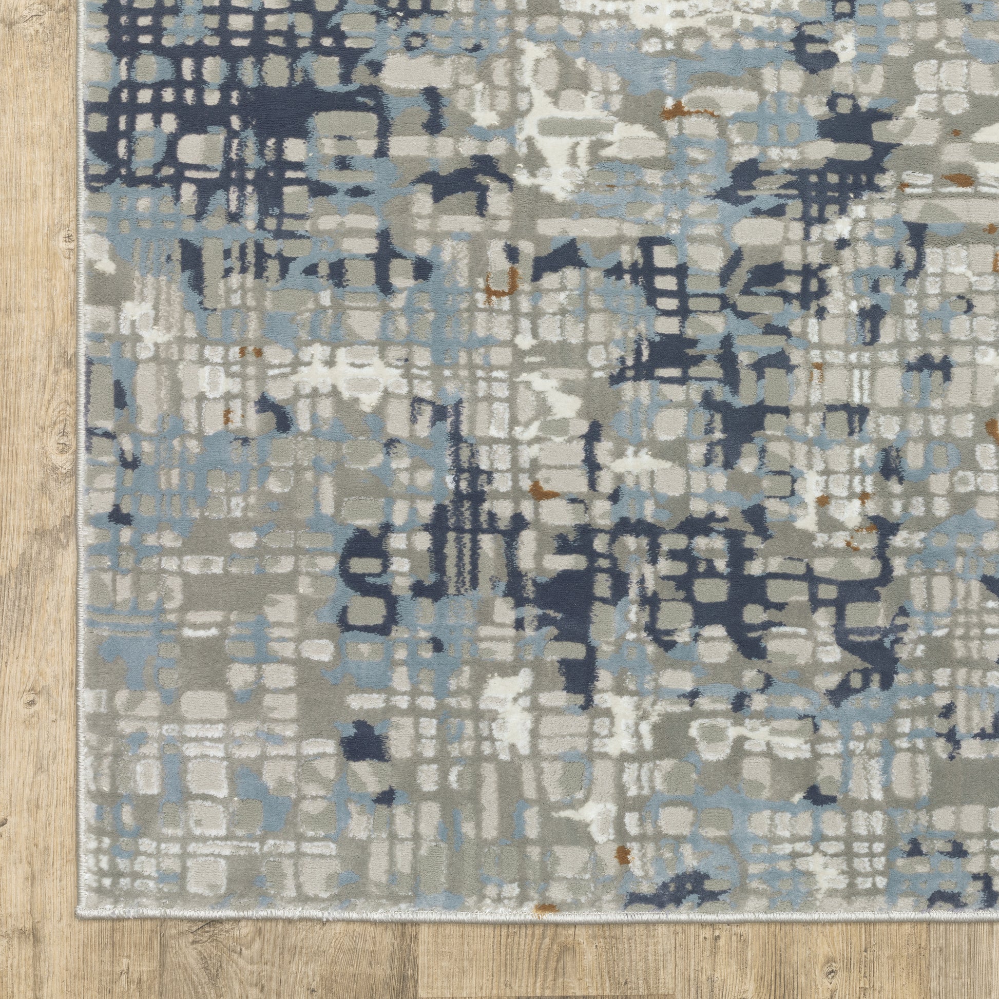 Oriental Weavers Easton  Blue Ivory Modern & Contemporary