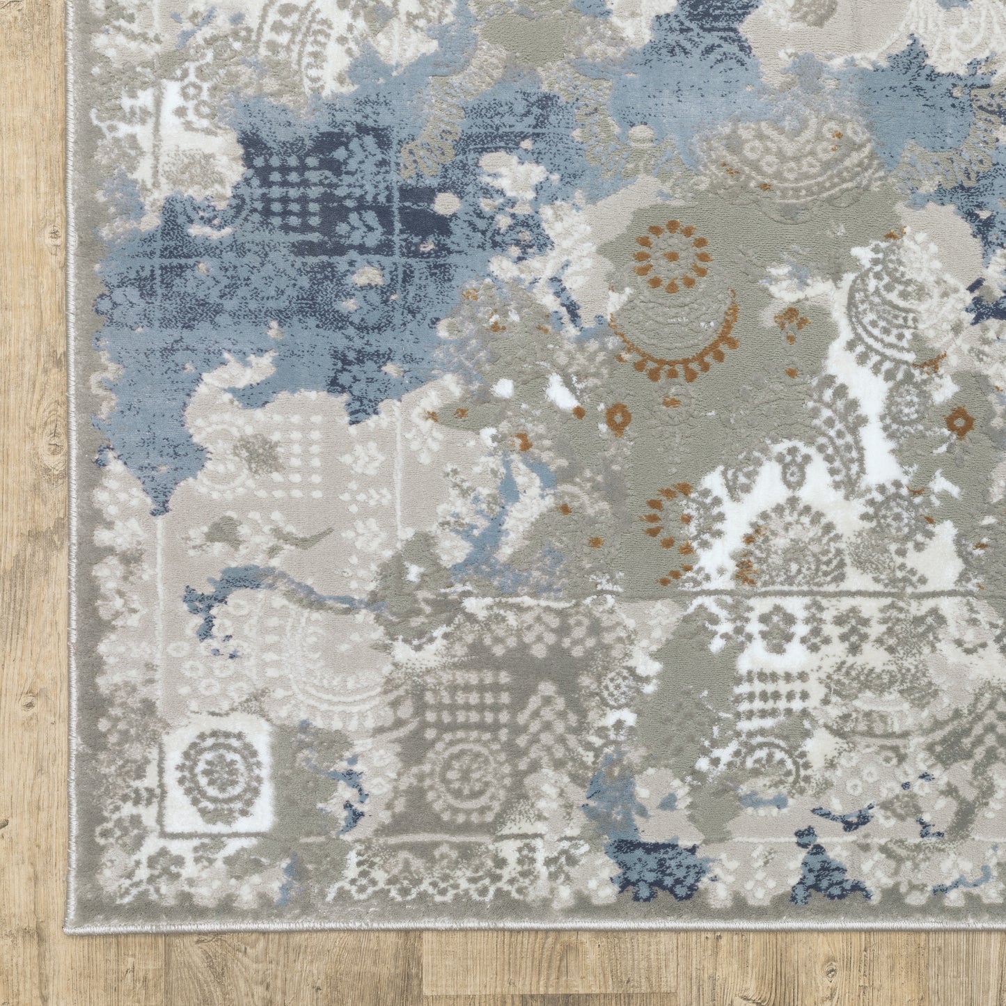 Oriental Weavers Easton  Grey Blue Modern & Contemporary