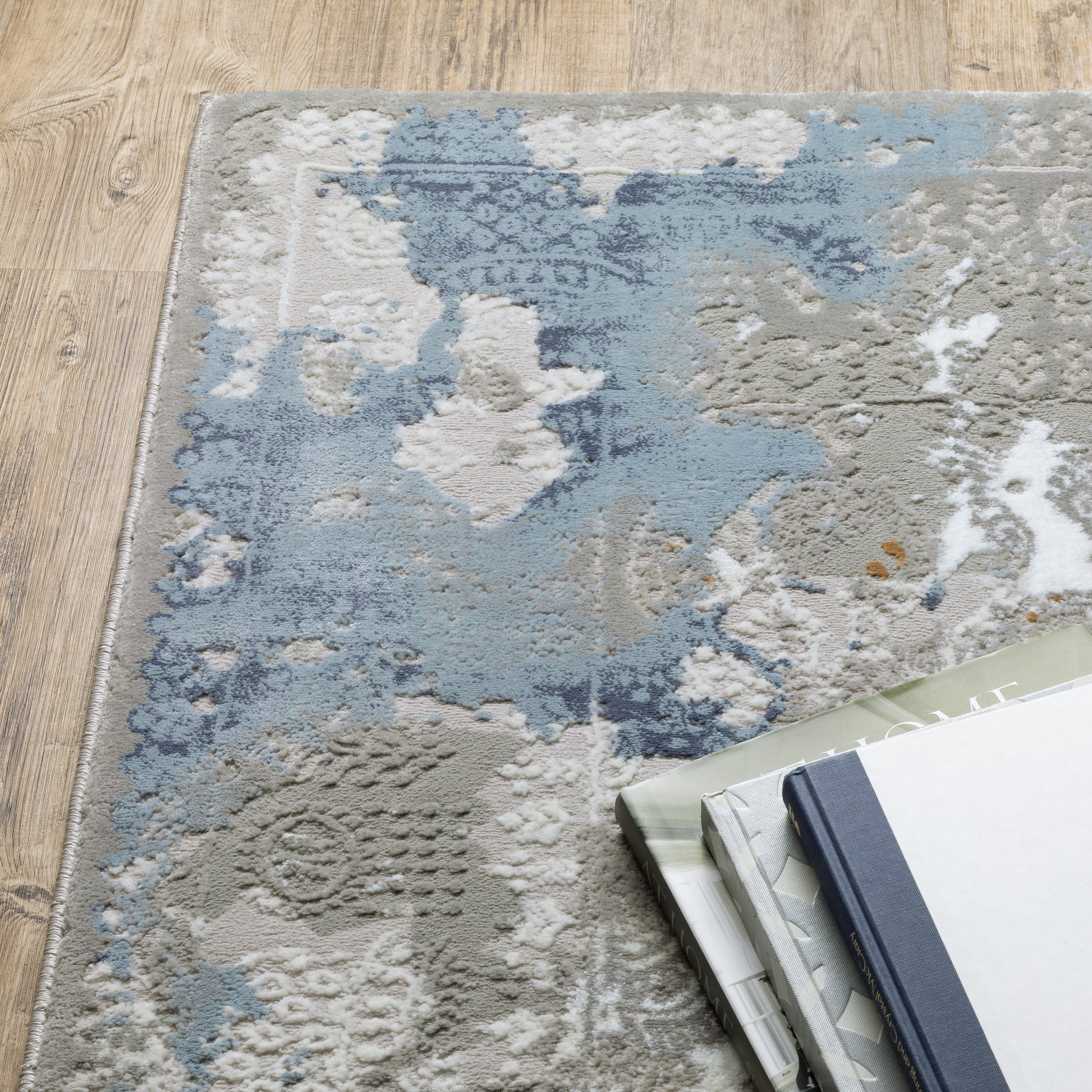 Oriental Weavers Easton  Grey Blue Modern & Contemporary