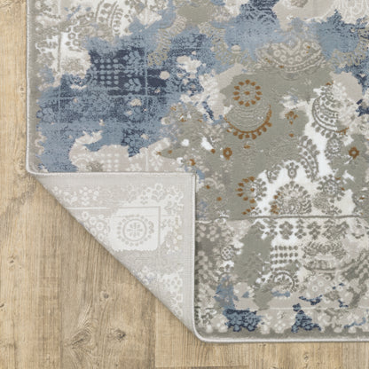 Oriental Weavers Easton  Grey Blue Modern & Contemporary