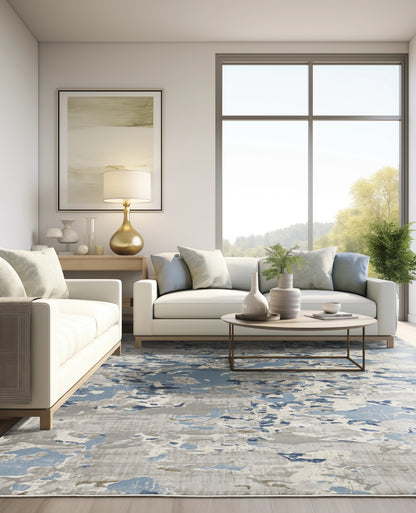 Oriental Weavers Easton  Grey Blue Modern & Contemporary