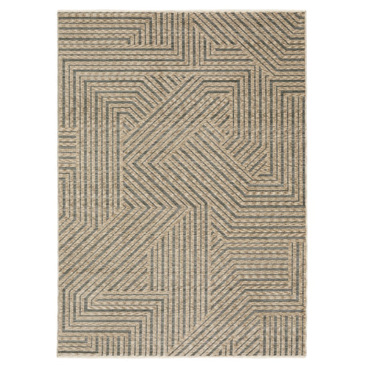 Oriental Weavers Echo  Beige Grey Industrial