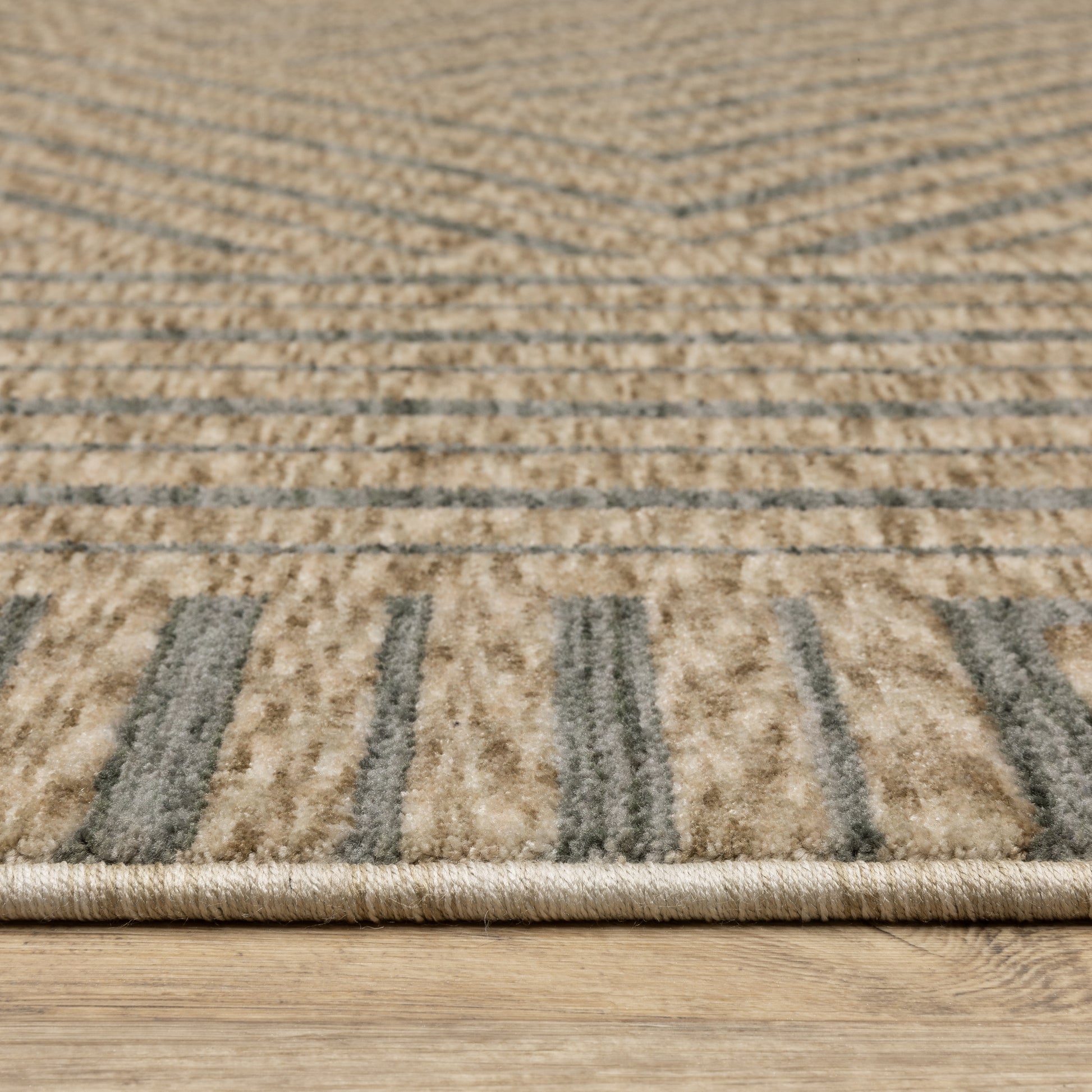 Oriental Weavers Echo  Beige Grey Industrial
