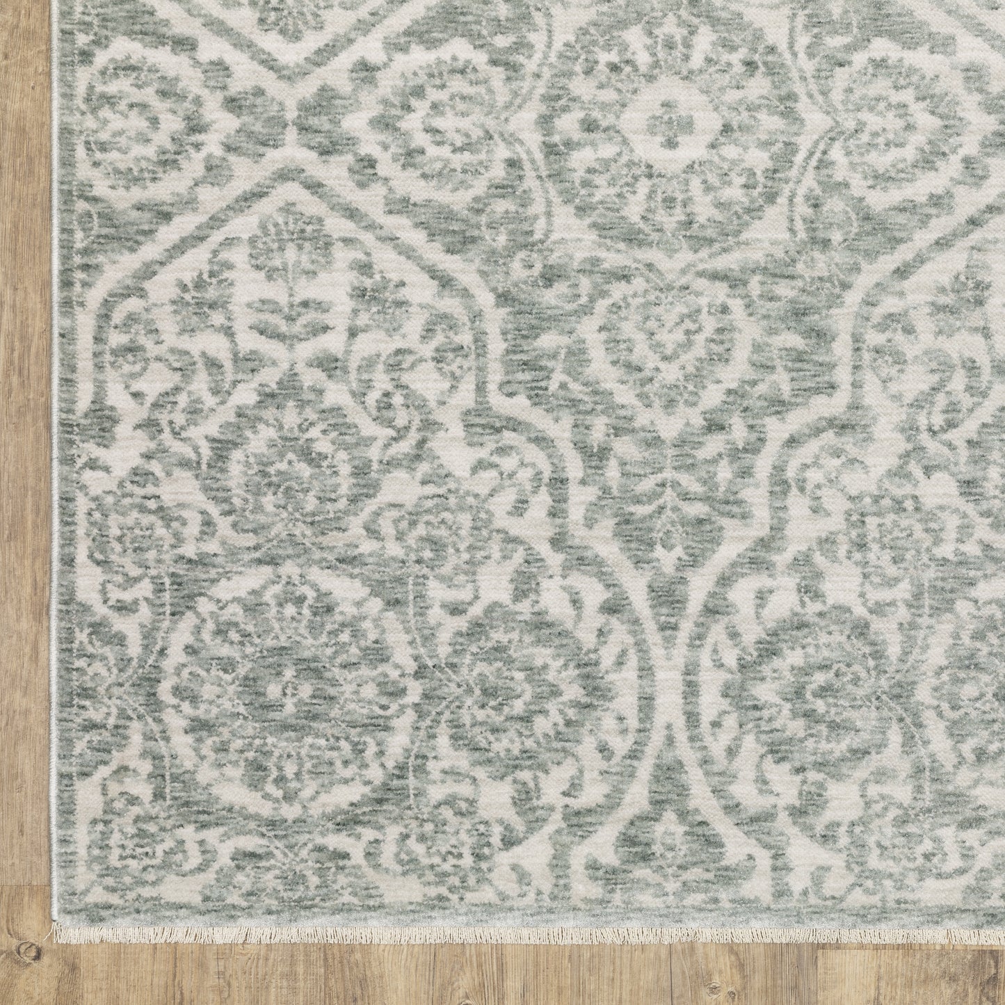 Oriental Weavers Echo  Green Ivory Traditional
