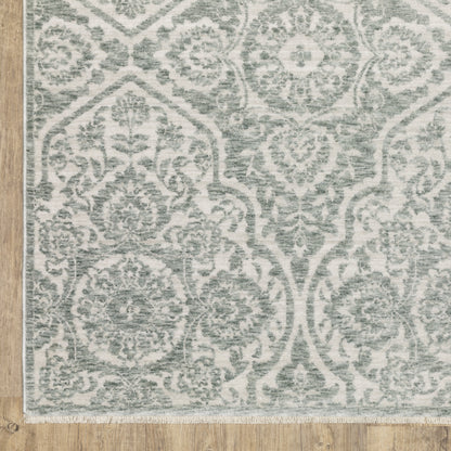 Oriental Weavers Echo  Green Ivory Traditional