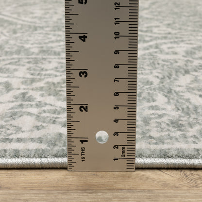 Oriental Weavers Echo  Green Ivory Traditional