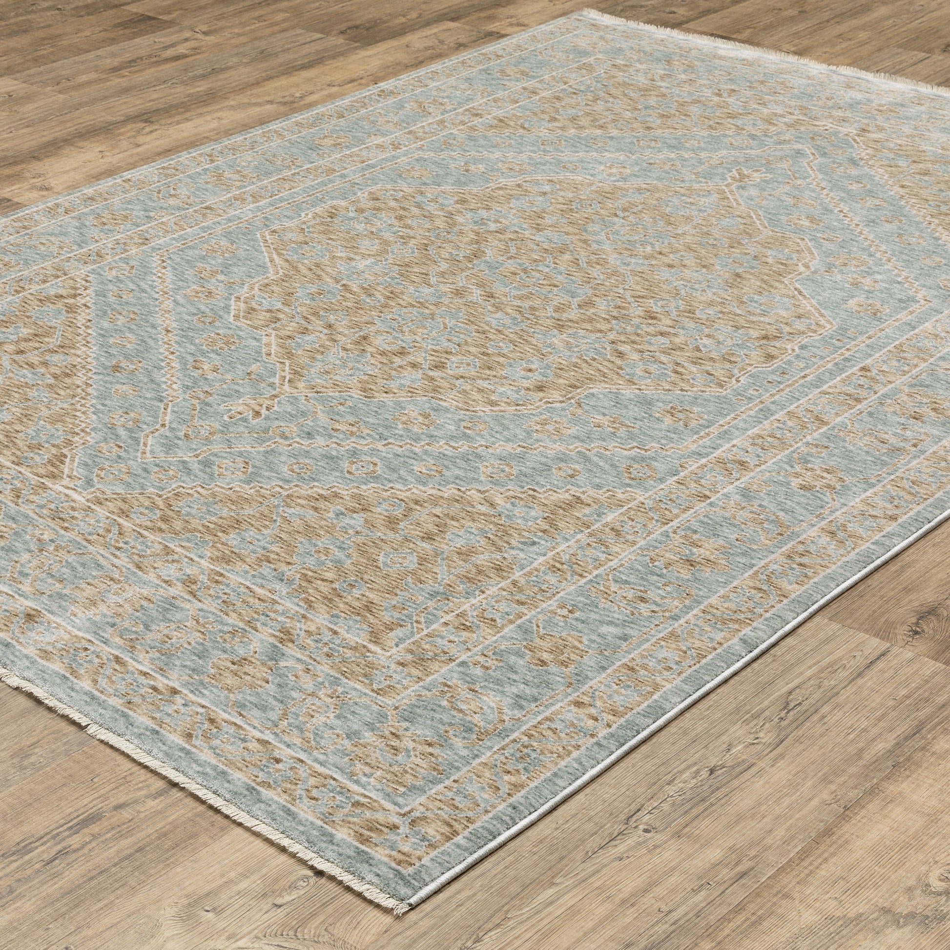 Oriental Weavers Echo  Brown Blue Traditional