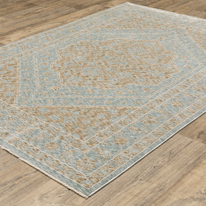 Oriental Weavers Echo  Brown Blue Traditional