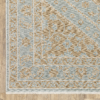 Oriental Weavers Echo  Brown Blue Traditional