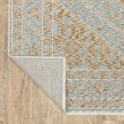 Oriental Weavers Echo  Brown Blue Traditional
