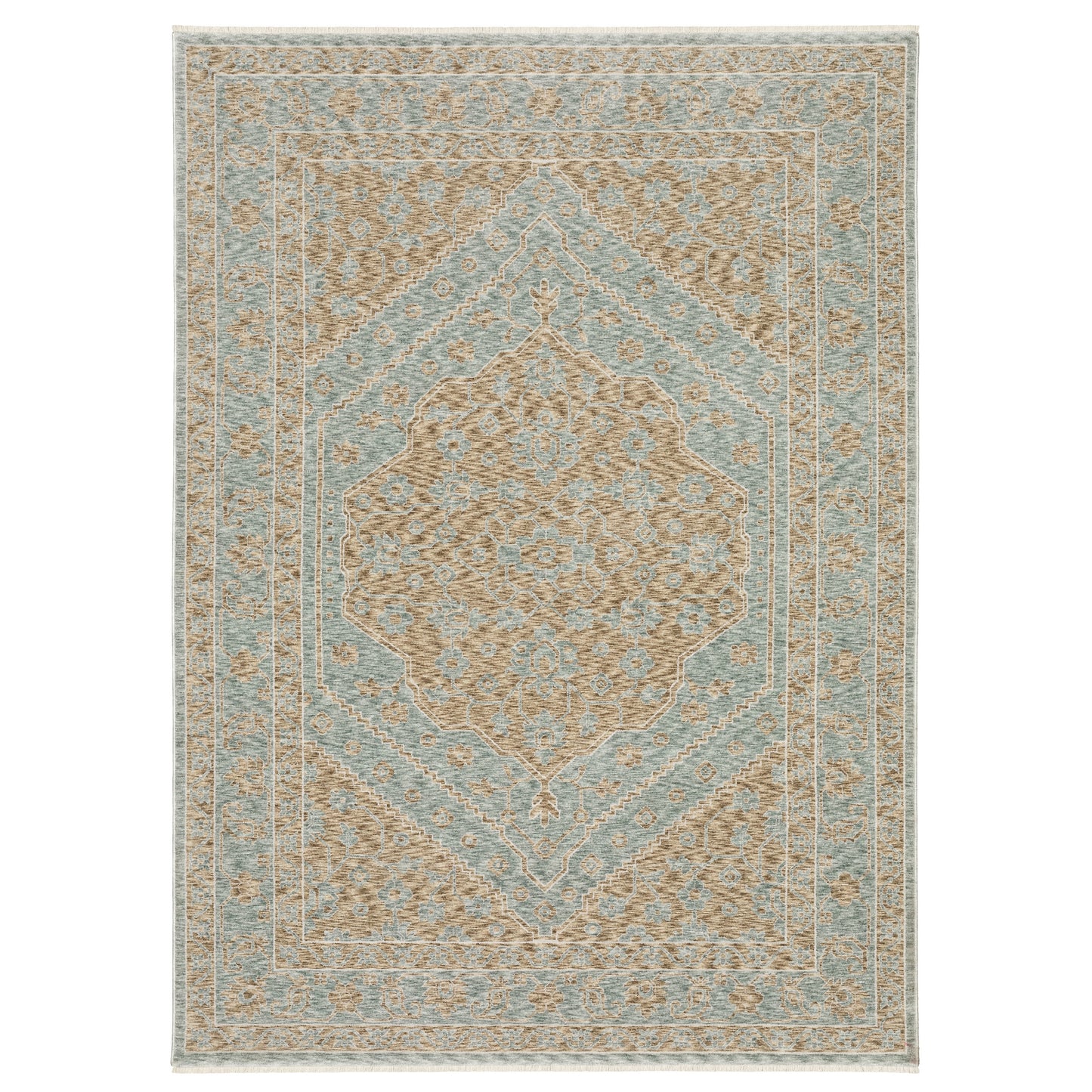 Oriental Weavers Echo  Brown Blue Traditional