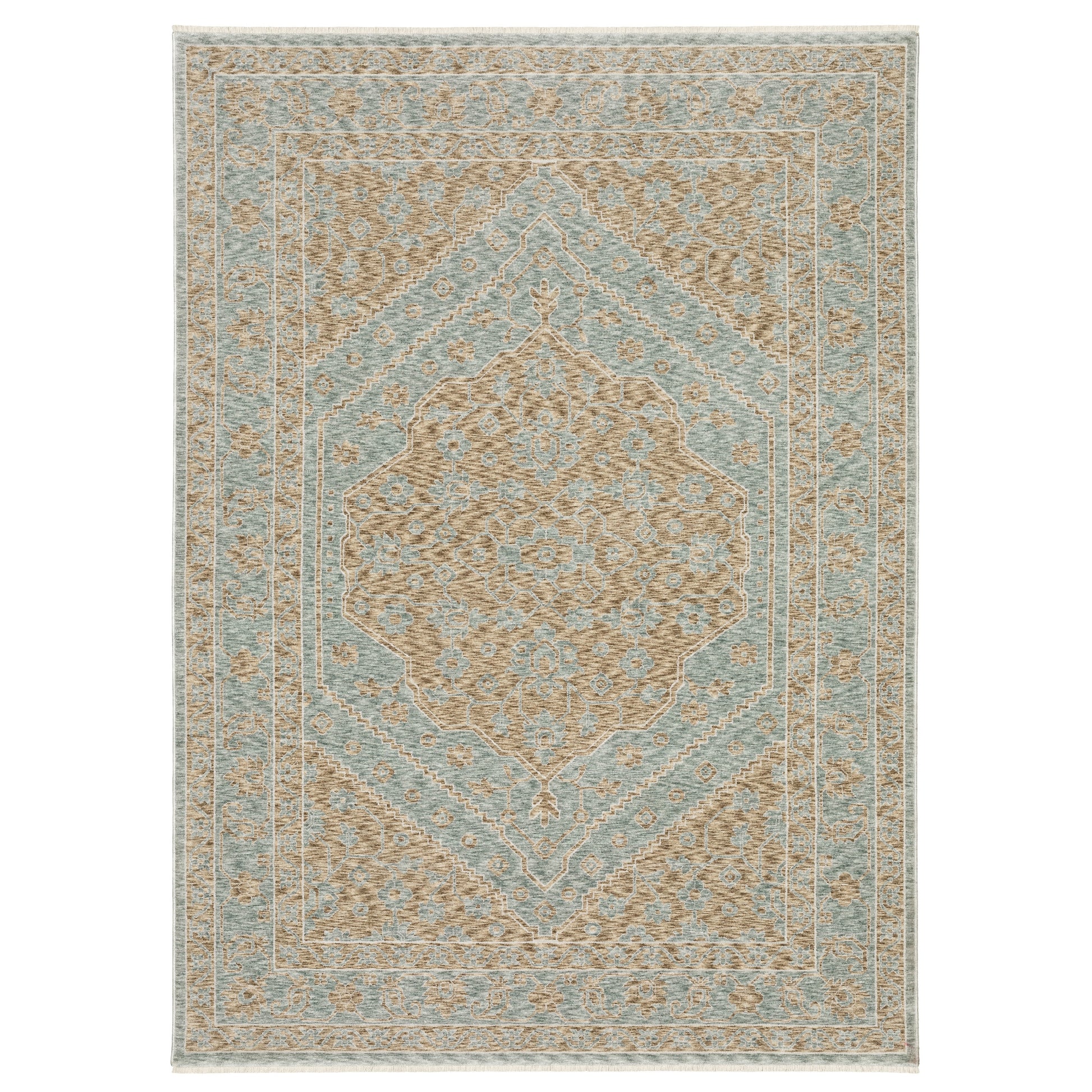 Oriental Weavers Echo  Brown Blue Traditional