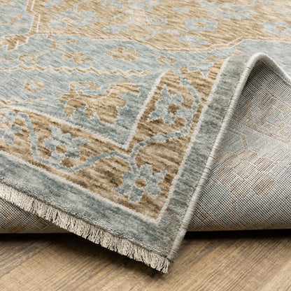 Oriental Weavers Echo  Brown Blue Traditional