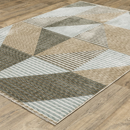 Oriental Weavers Echo  Beige Grey Contemporary