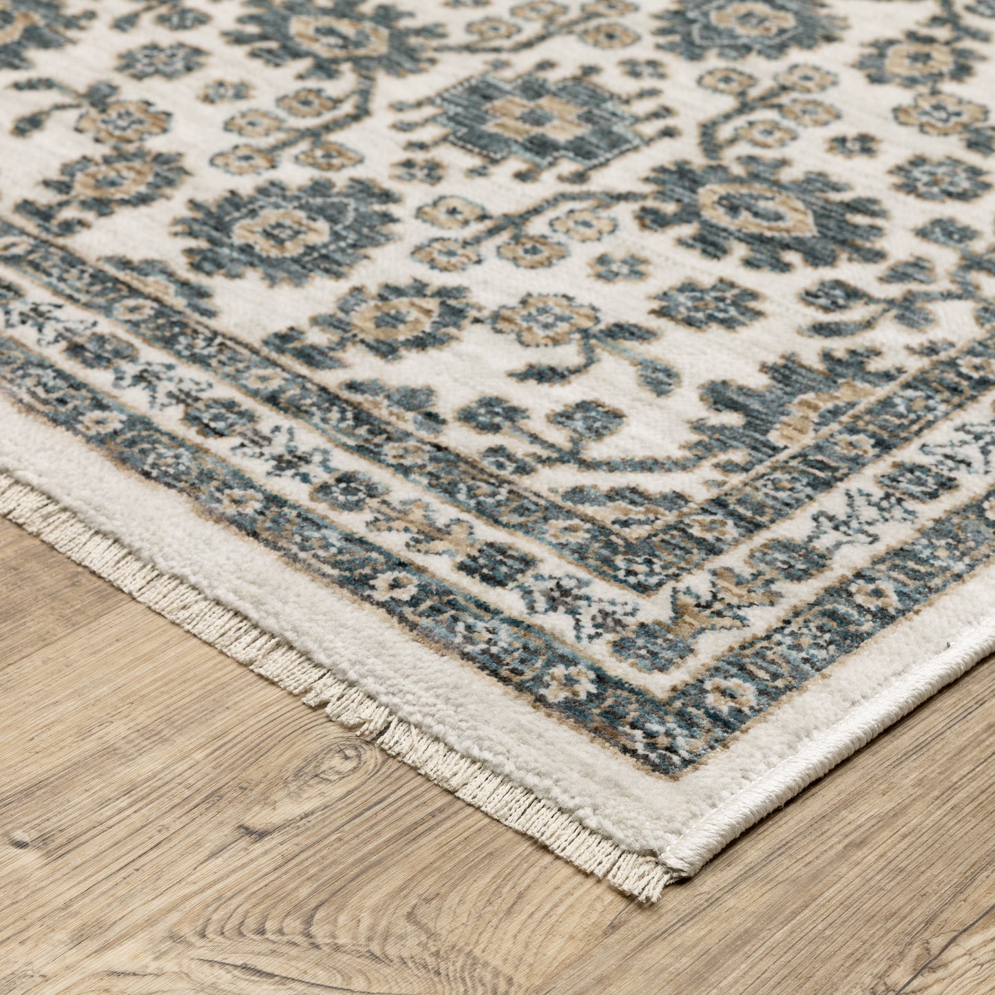 Oriental Weavers Echo  Ivory Blue Traditional