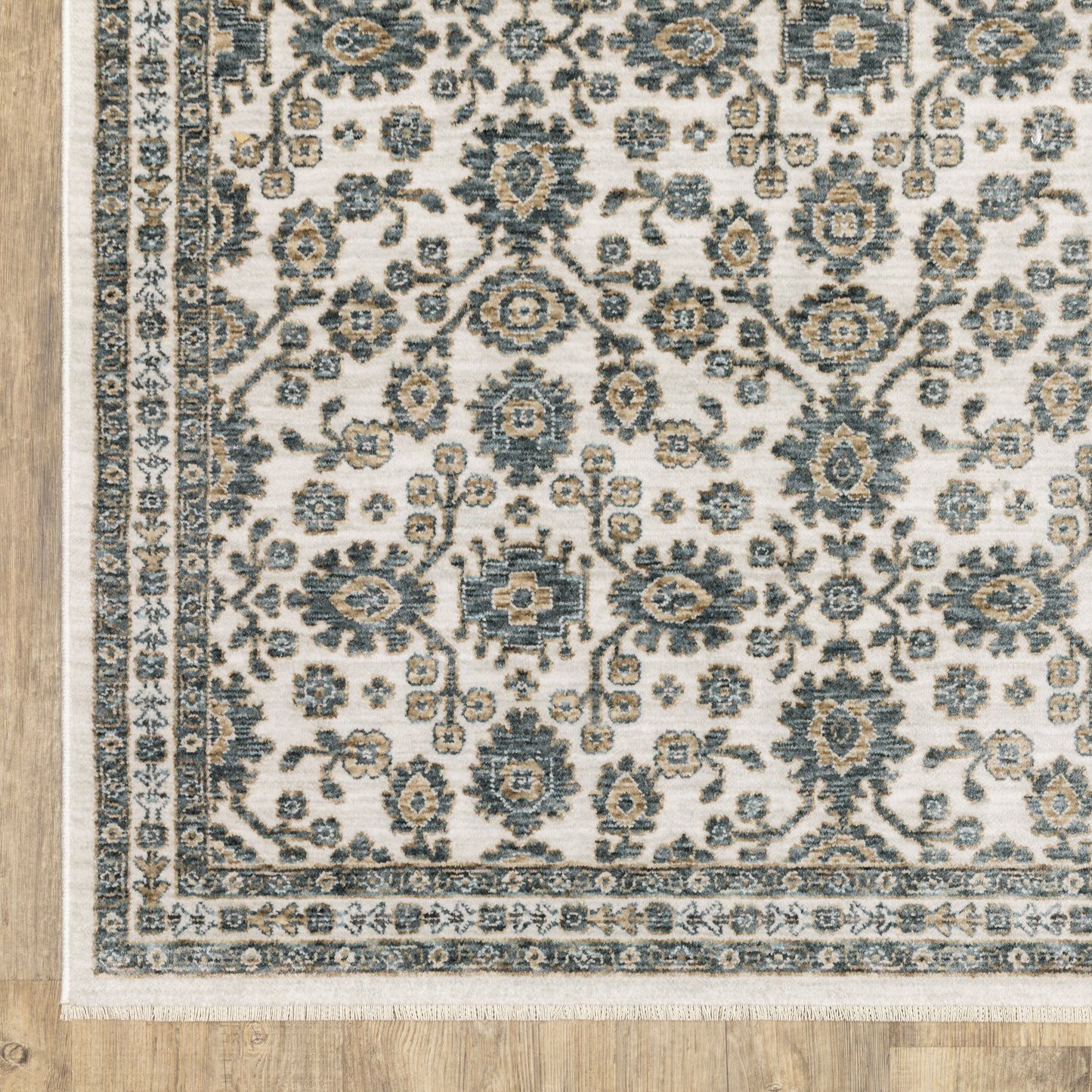 Oriental Weavers Echo  Ivory Blue Traditional
