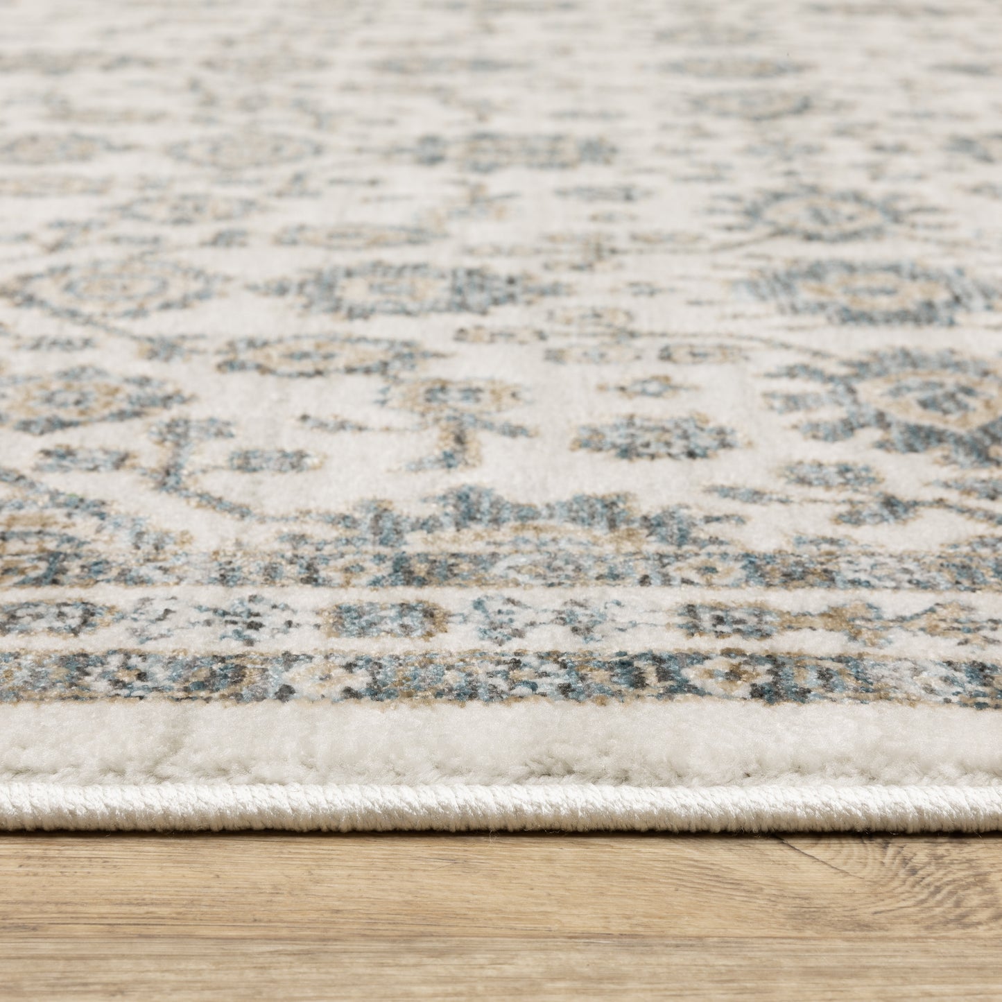 Oriental Weavers Echo  Ivory Blue Traditional