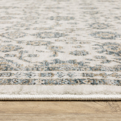 Oriental Weavers Echo  Ivory Blue Traditional