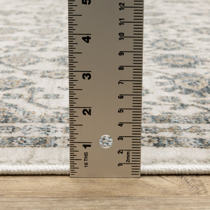 Oriental Weavers Echo  Ivory Blue Traditional